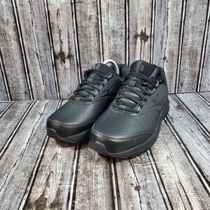 Brooks Women's Addiction WLK WIDE Black Leather Sneakers 1203072D072 Size 10